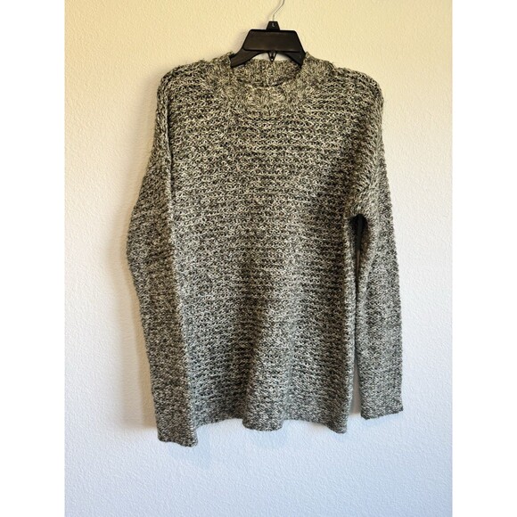 St John's Bay Women's Green Heathered Pullover Long Sleeve Knit Sweater Large - Picture 1 of 11